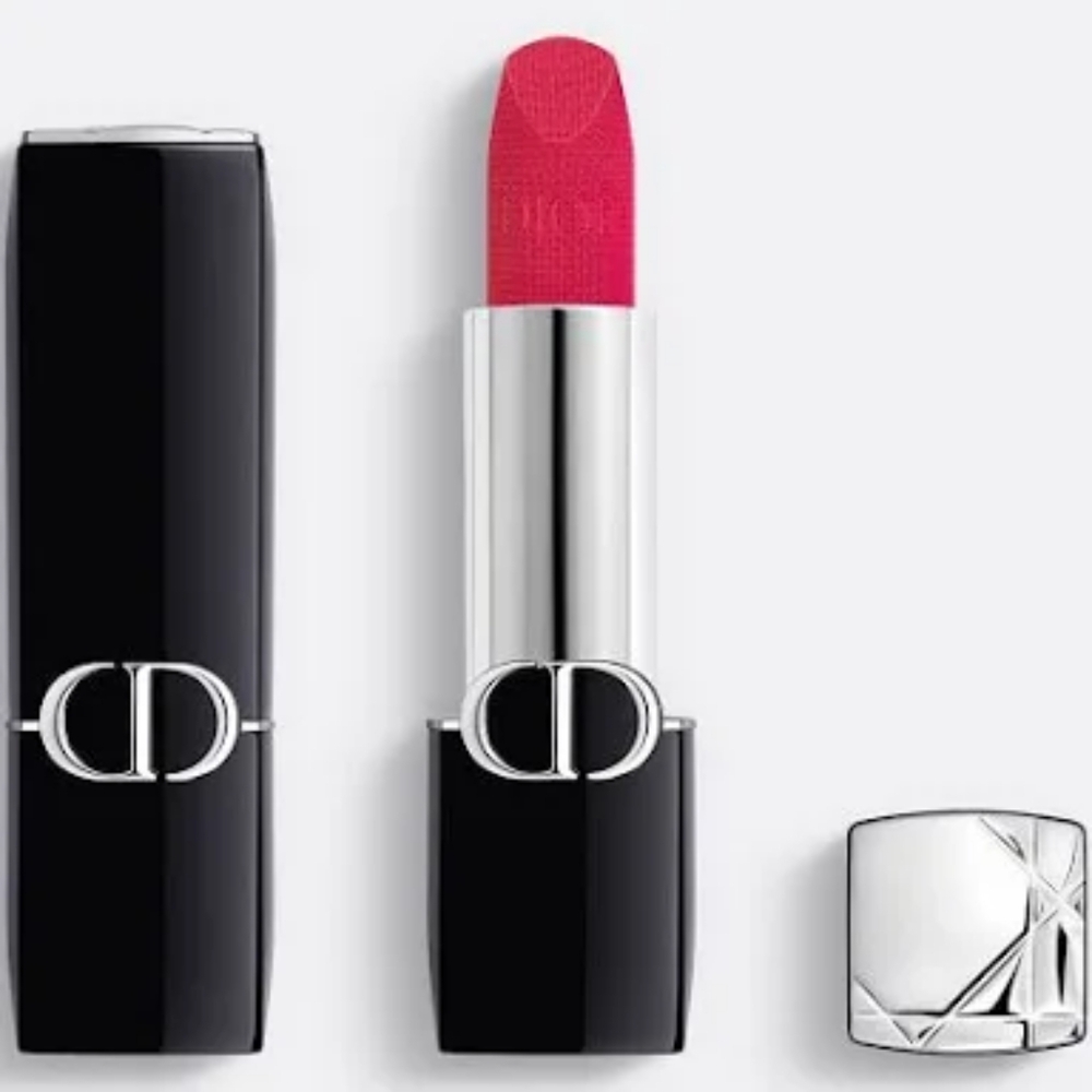 Dior Rouge Velvet Lipstick.